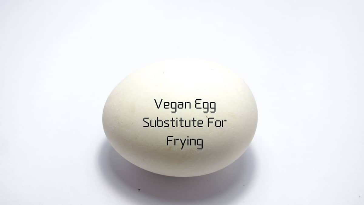 Vegan Egg Substitute For Frying